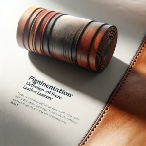 Pigmentierung: Definition im Leder-Lexikon