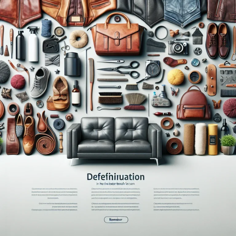 Reinigung von Leder: Definition im Leder-Lexikon