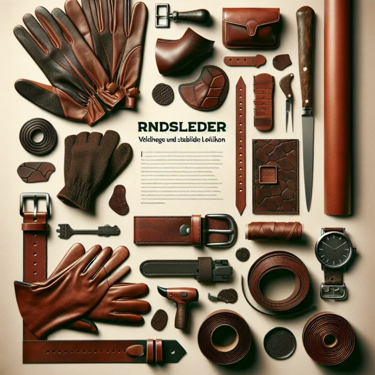 Visual representation of Rindsleder: Vielseitiges und stabiles Leder-Lexikon