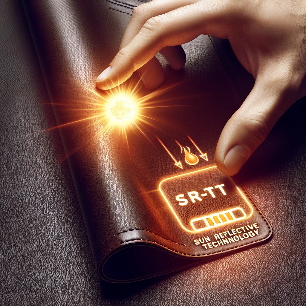 Visual representation of SRT-Leder (SunReflective Technology): Definition im Leder-Lexikon