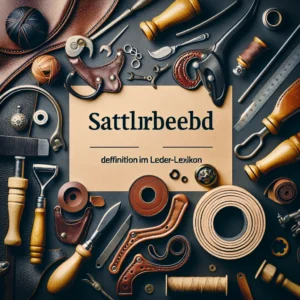 Visual representation of Sattlerbedarf: Definition im Leder-Lexikon
