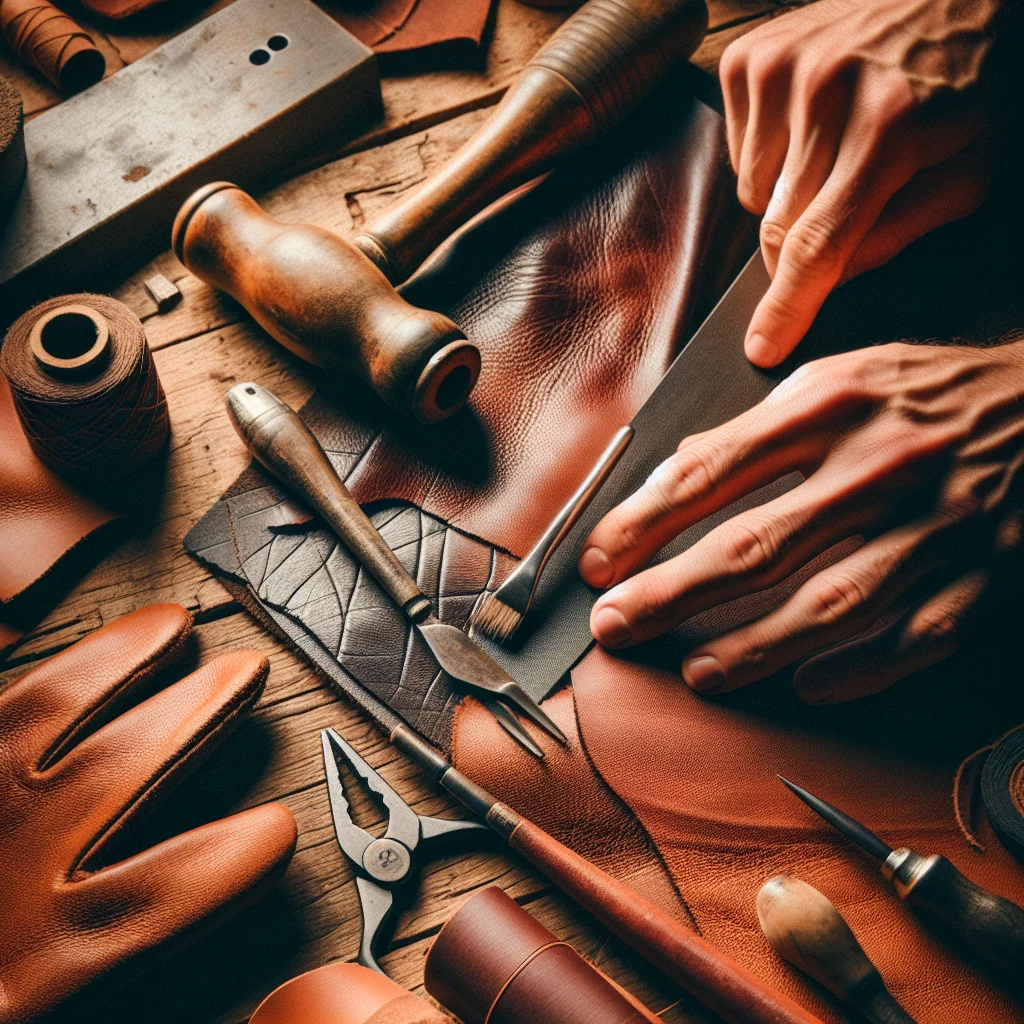 Visual representation of Schleifen: Lederoberfläche bearbeiten im Leder-Lexikon