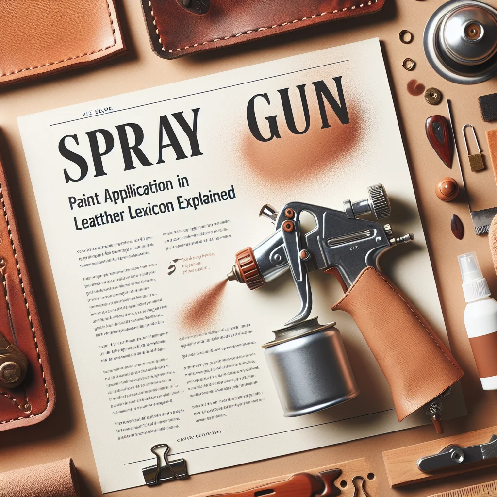 Visual representation of Spritzpistole: Farbauftrag im Leder-Lexikon erklärt