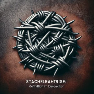 Visual representation of Stacheldrahtrisse: Definition im Leder-Lexikon