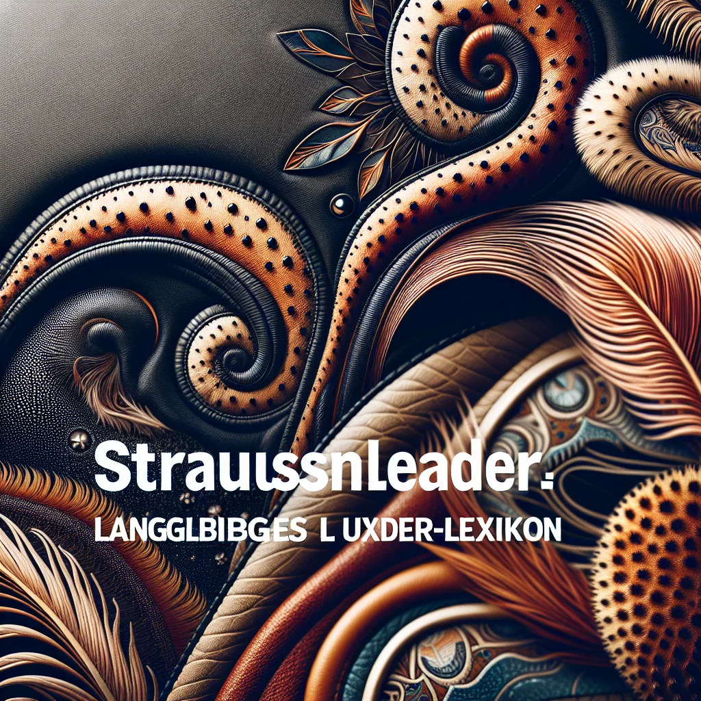 Visual representation of Straußenleder: Langlebiges Luxusleder im Leder-Lexikon