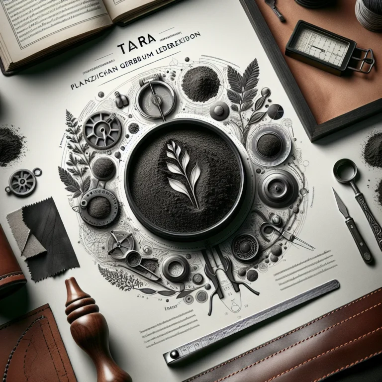 Visual representation of Tara: Pflanzlicher Gerbstoff im Leder-Lexikon