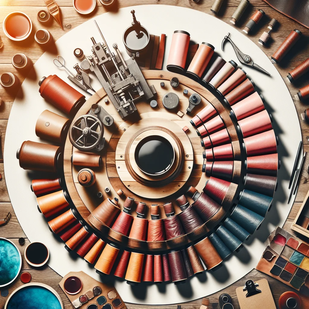 Visual representation of Trommelfärbung: Durchfärbung von Leder im Leder-Lexikon