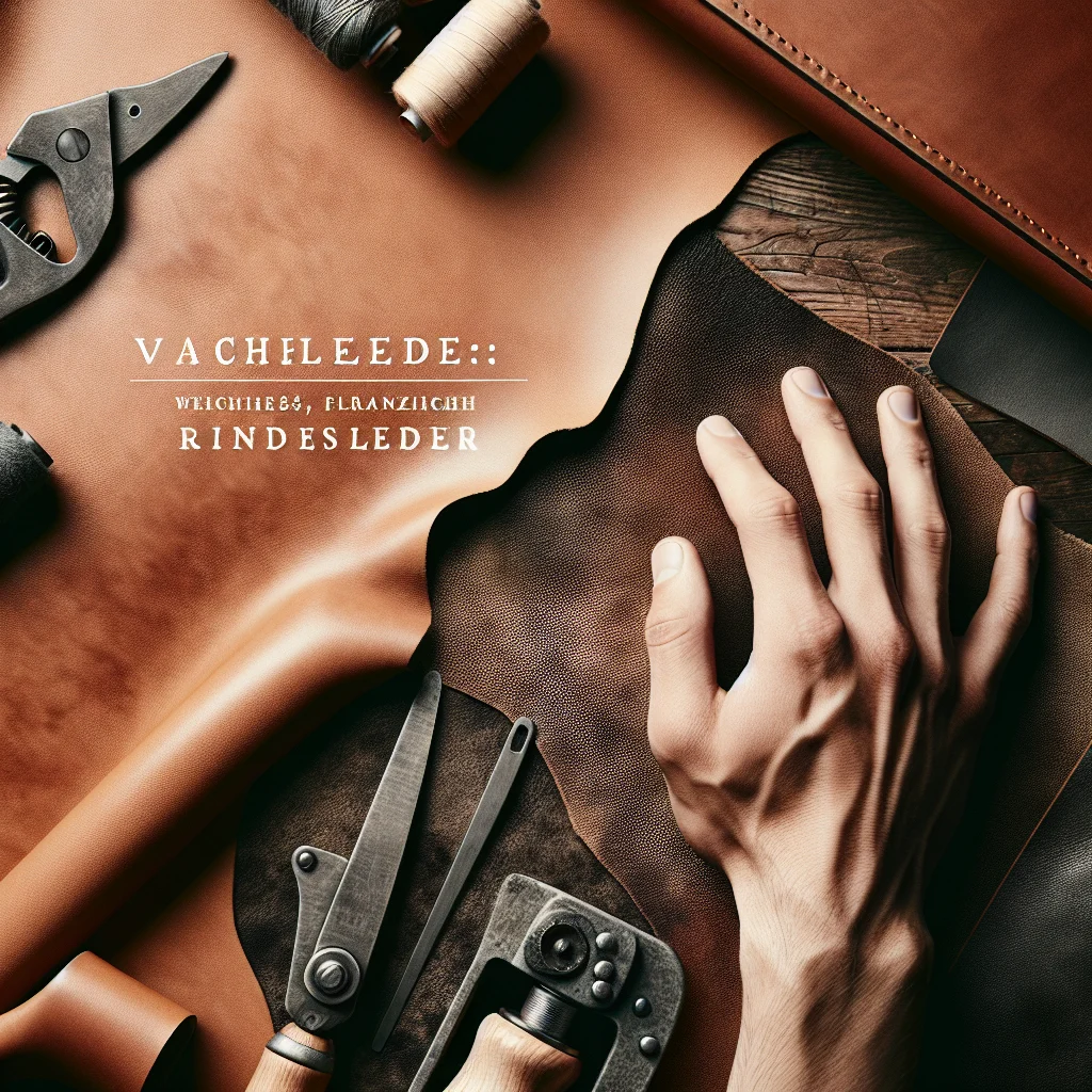 Visual representation of Vacheleder: Weiches, pflanzlich gegerbtes Rindsleder