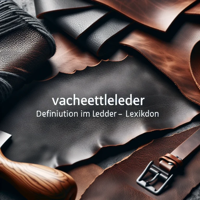 Visual representation of Vachetteleder: Definition im Leder-Lexikon