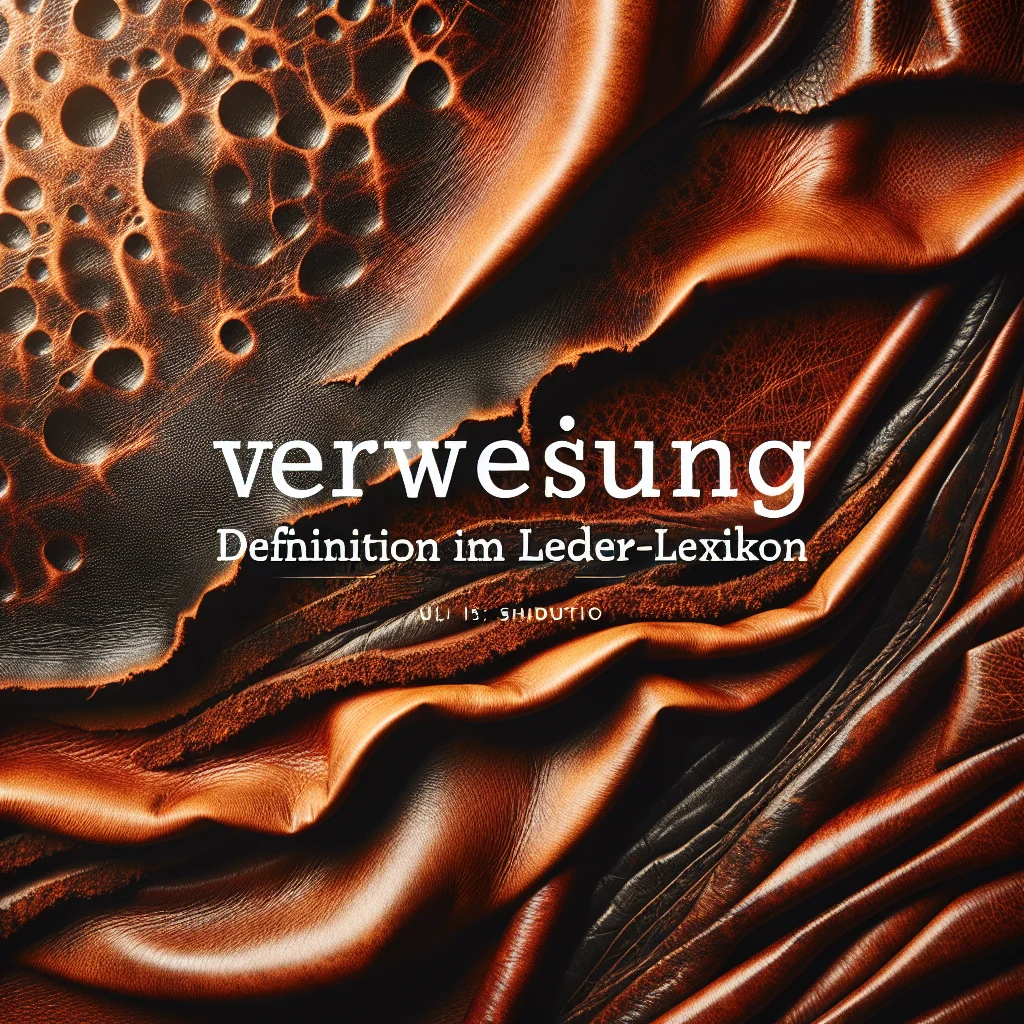 Visual representation of Verwesung: Definition im Leder-Lexikon