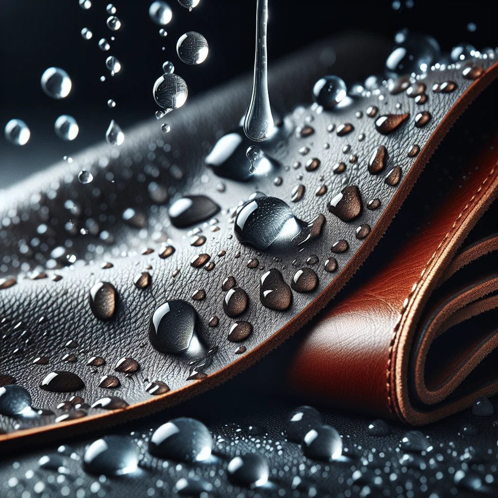 Visual representation of Waterproof-Leder: Hochgradig wasserabweisendes Leder-Lexikon