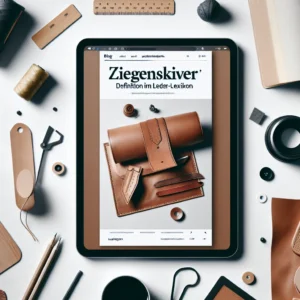 Visual representation of Ziegenskiver: Definition im Leder-Lexikon