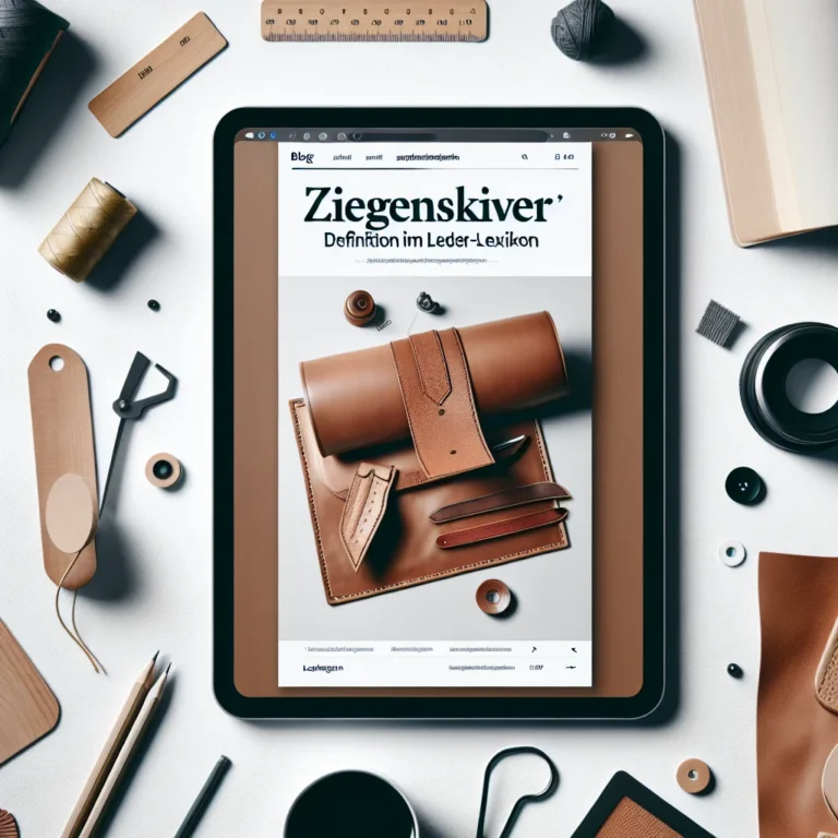 Visual representation of Ziegenskiver: Definition im Leder-Lexikon