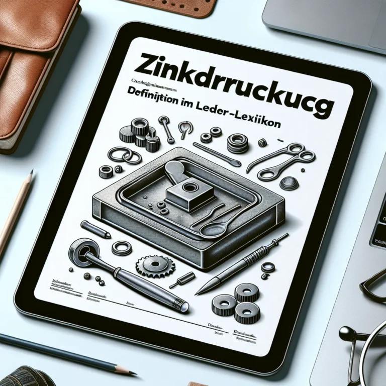 Zinkdruckgussverfahren: Definition im Leder-Lexikon