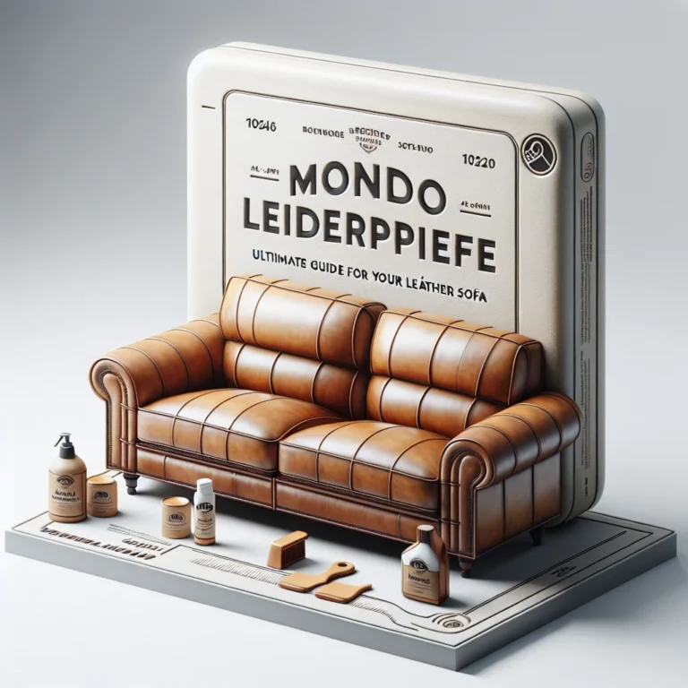 Mondo Lederpflege: Ultimativer Guide für Ihr Ledersofa