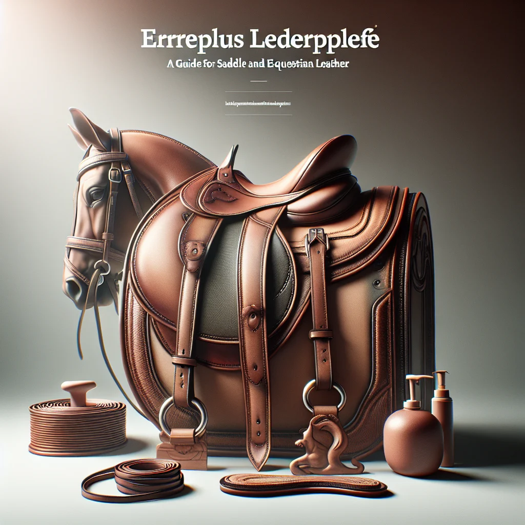 Featured image for Erreplus Lederpflege: Guide für Sattel- & Reitsportleder