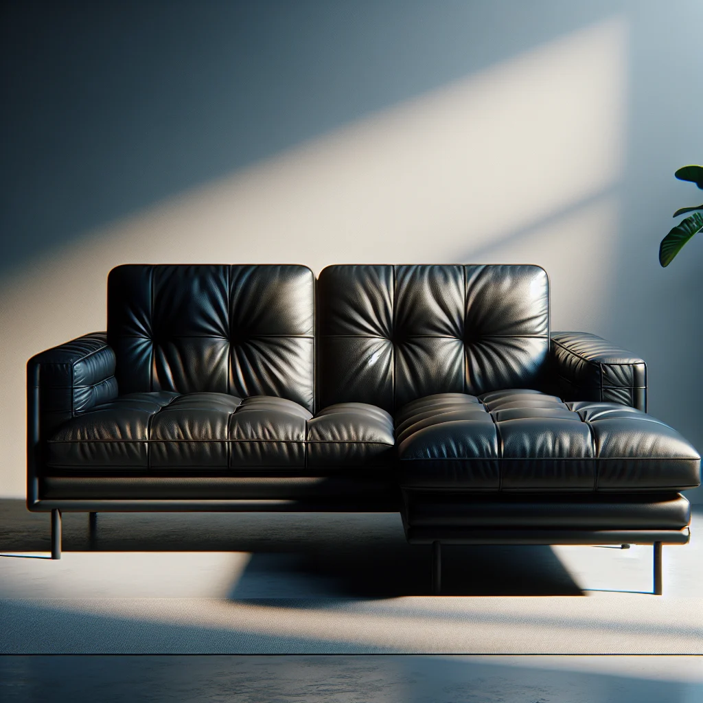 Lederpflege Schwarz Sofa: Tiefschwarz & Makellos halten