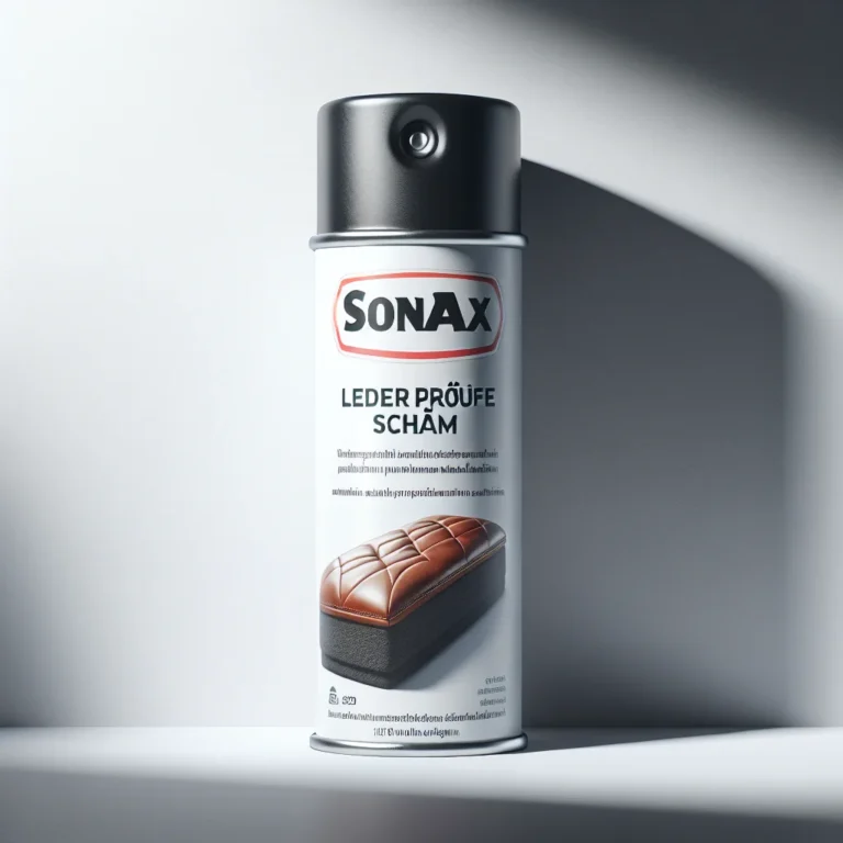 SONAX Lederpflege Schaum: Test & Anwendung für makelloses Leder