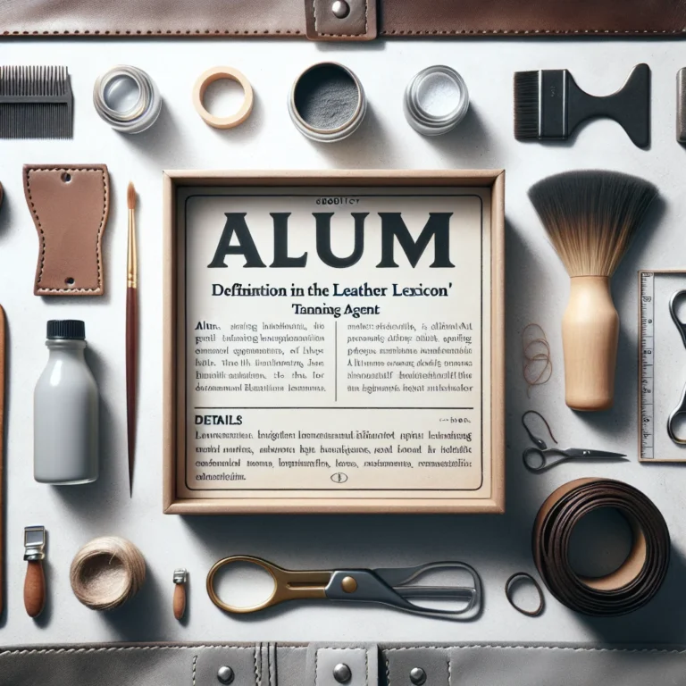 Alaun: Definition im Leder-Lexikon (Gerbstoff)
