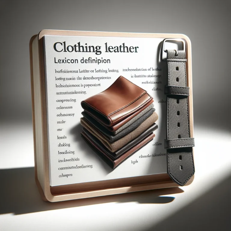Bekleidungsleder: Definition im Leder-Lexikon
