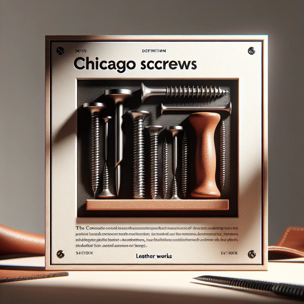 Featured image for Chicagoschrauben: Definition im Leder-Lexikon für Lederarbeiten